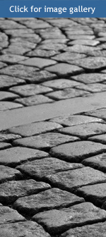 cobbled street